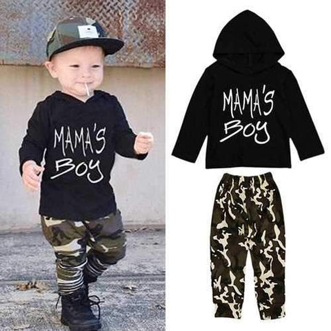 2pcs Printed Boys Kids Clothing Sets