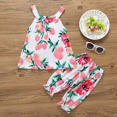 Flower Toddlers Girls Clothing Set