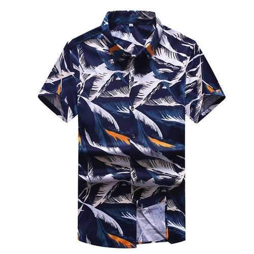 Hawaii Style Printing Thin Shirts