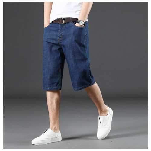 Loose Straight Short Jeans