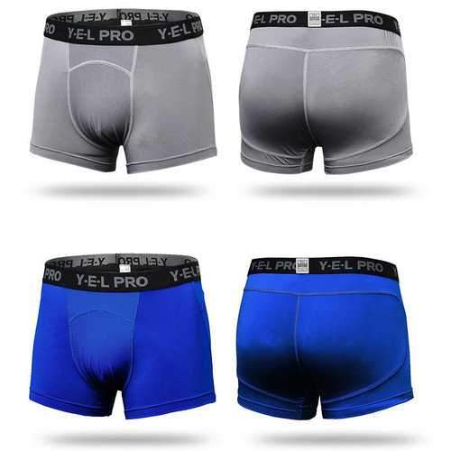 Fitness Elastic Breathable Boxers