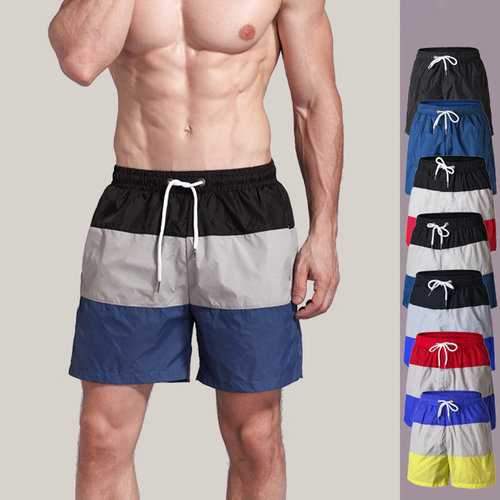 Patchwork Quickly Dry Shorts