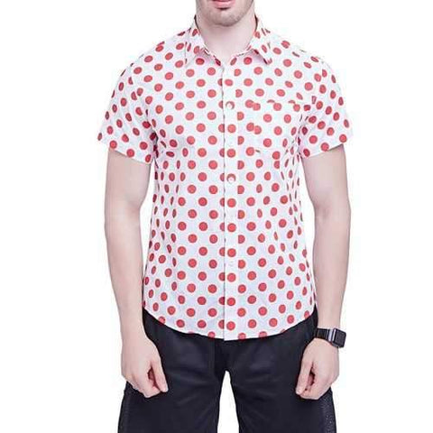 Polko Dot Cotton Shirt