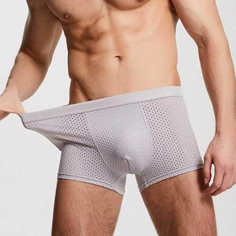 Seamless Ice Silk Boxer Briefs