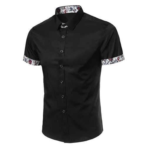 Floral Casual Suits Dress Shirts