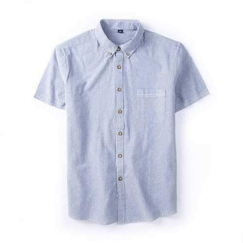 Cotton Stripes Printing Shirts