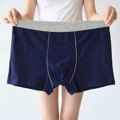 Plus Size Loose Cotton Boxers