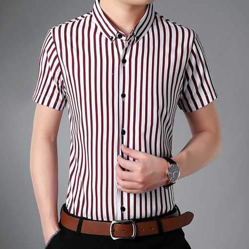 Slim Fit Stripes Shirts