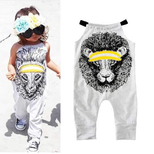 Lion Baby Cotton Romper For 0-36M