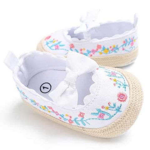 Flower Baby Girls Flats For 0-24M