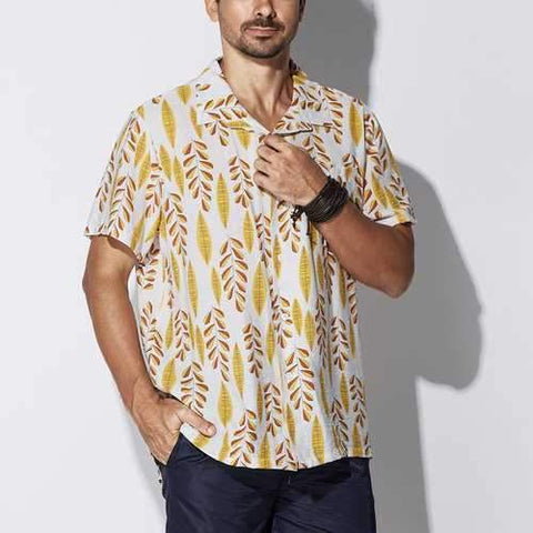 Floral Printing Beachwear Shirts