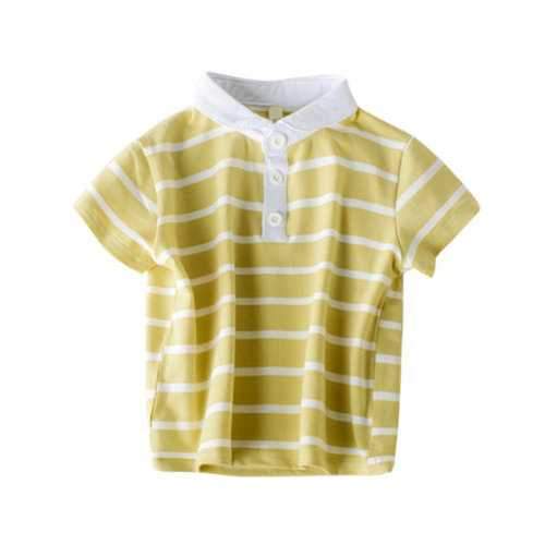 Striped Toddlers Boys Polo Shirts For 2Y-9Y