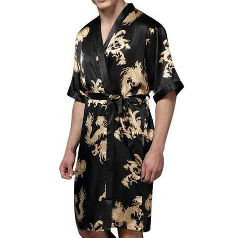 Japanese Kimono Ice Silk Sleep Robes