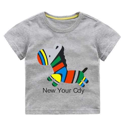 Cartoon Printed Boys Cotton T-shirts