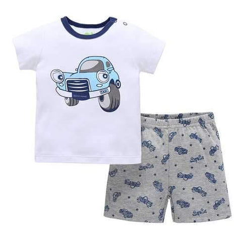 2Pcs Car Soft Cotton Newborn Baby Sets