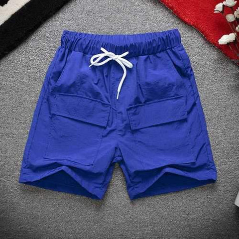 Pockets Drawstring Beach Board Shorts