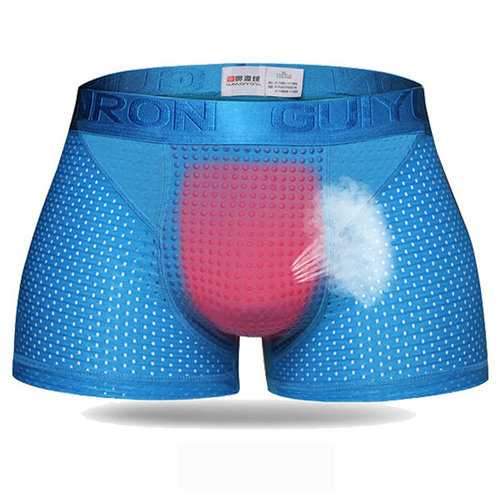 Ice Silk Mesh Healthcare Boxers