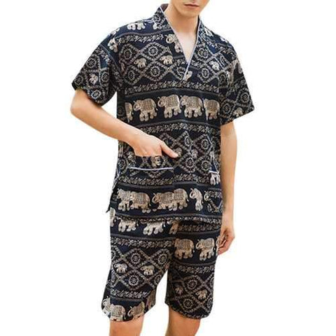 V Neck Short Sleeve Sleepwear