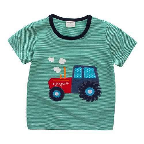 Cartoon Boys Striped T-Shirt For 1Y-9Y