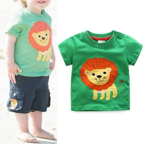 Cute Animal Boys T-Shirt For 1Y-9Y