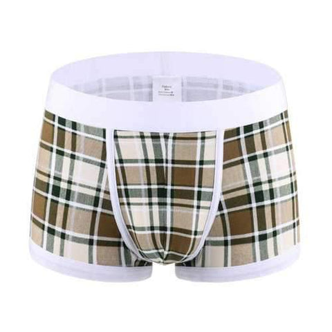 Plaid Pouch Boxer Briefs