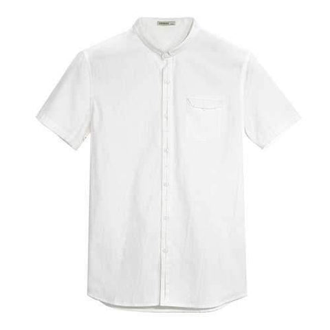 Cotton Short Sleeve Business Casual Fashion