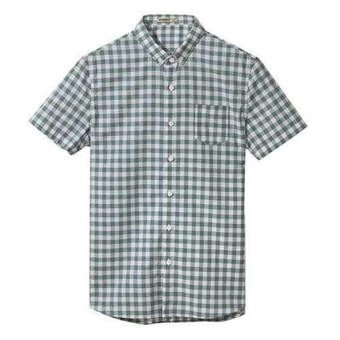 Casual Plaid Thin Business Shirts With Pocket