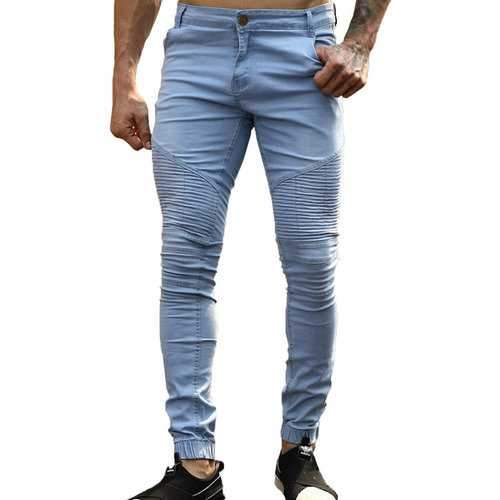 Summer Fold Tight-lipped Jeans