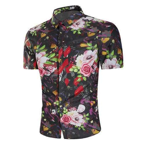 Printing Casual Floral Shirts