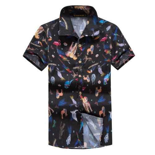 Slim Printed Animal Shirts