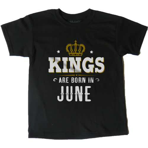 AFONiE Kings Are Born In Kids T-Shirt