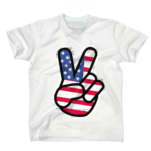 AFONiE US Peace Sign Kids T-Shirt